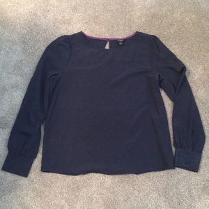 Navy Blouse from J.Crew